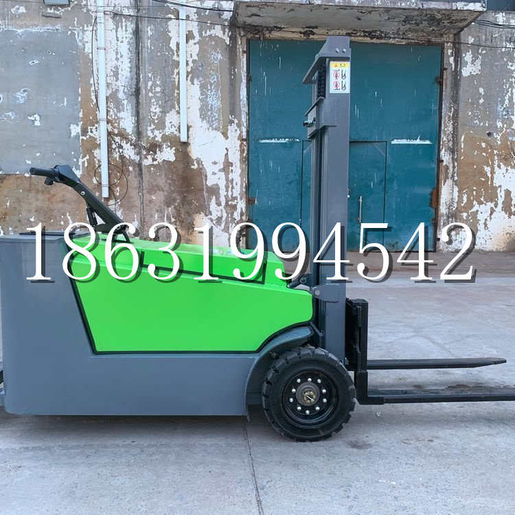 洪江市小型电动叉车1吨2吨步行站驾式电瓶堆高充电装卸车液压升降车铲车
